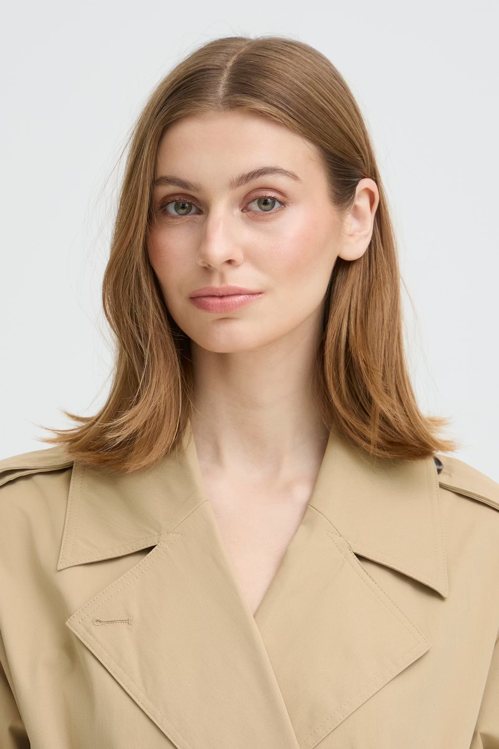 ICHI IHGILANA Trenchcoat beige