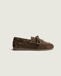 POSA Boat Loafer Brushed Suede - dunkelbraun