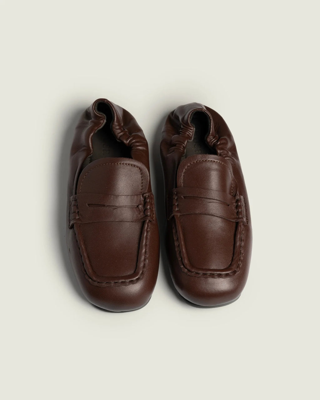 POSA Penny loafer square brown