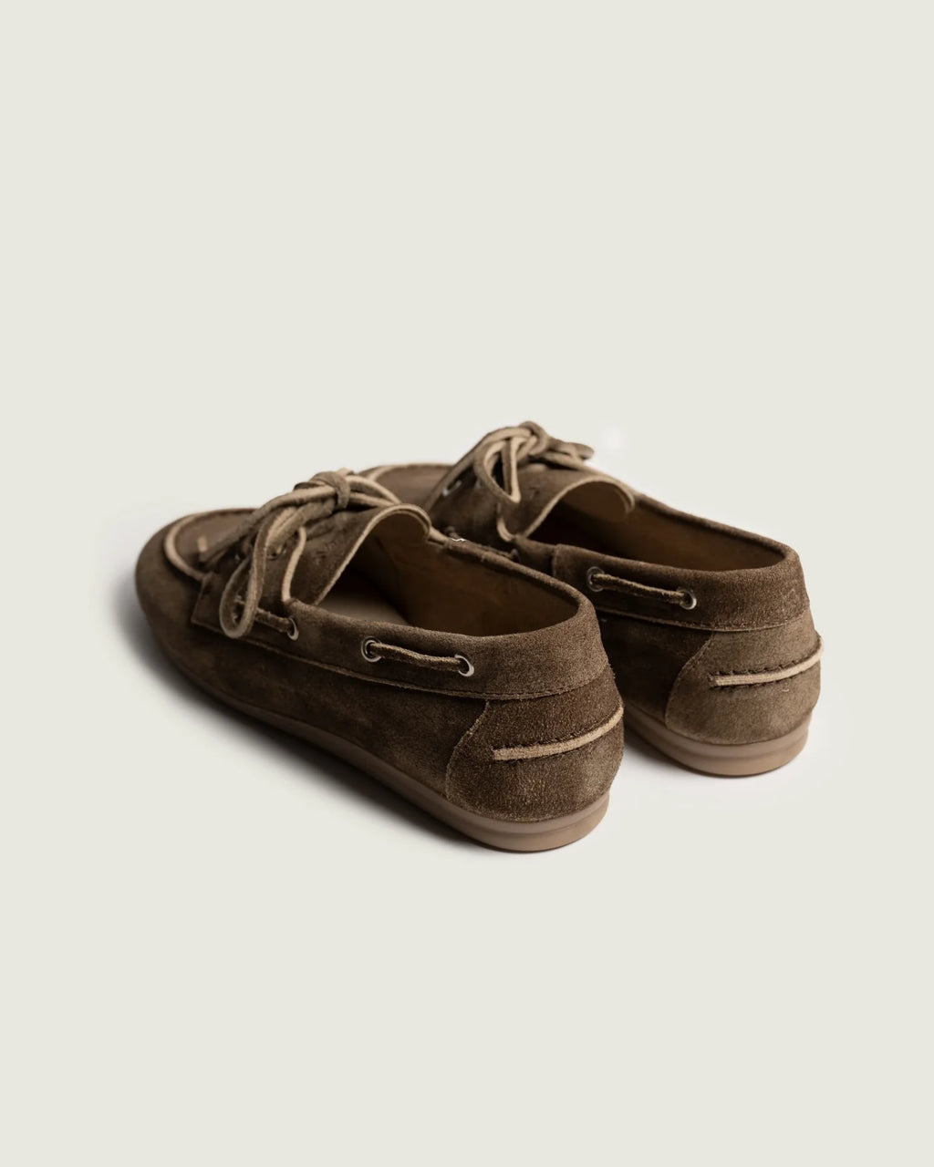 POSA Boat Loafer Brushed Suede - dunkelbraun