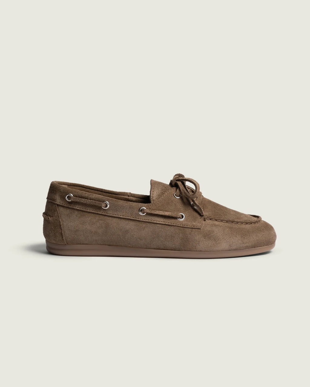 POSA Boat Loafer Brushed - Suede light chocolate