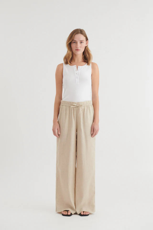 BASIC APPAREL Carina Pants natural melange