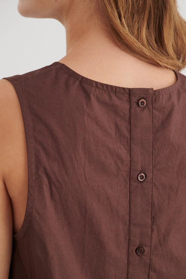 BASIC APPAREL Ida Top chicory coffee