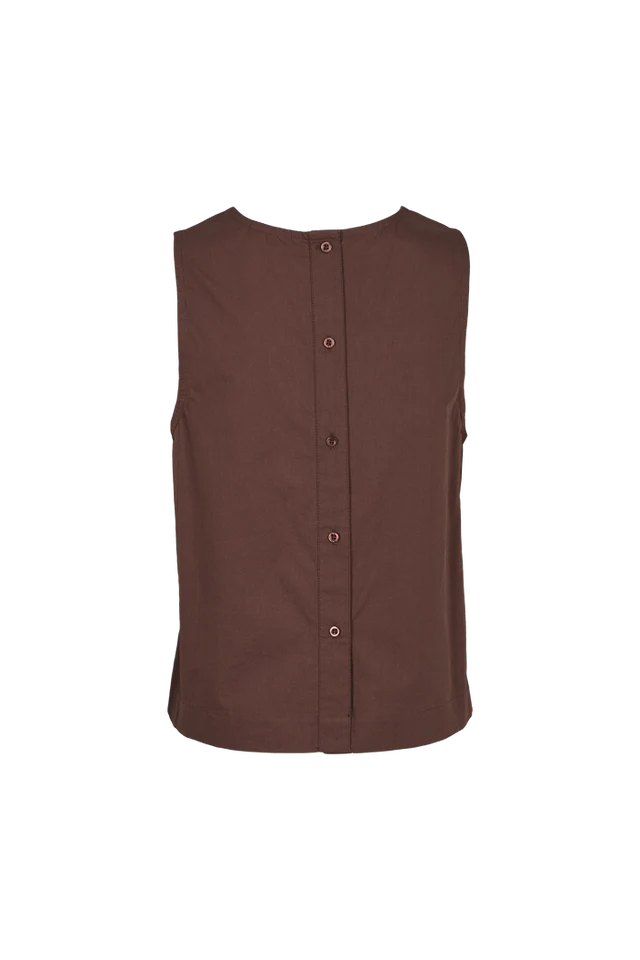BASIC APPAREL Ida Top chicory coffee