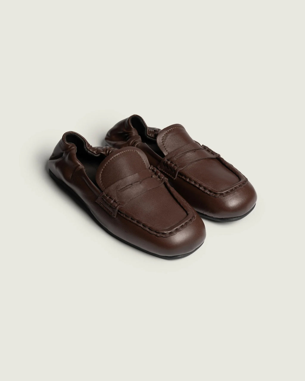 POSA Penny loafer square brown