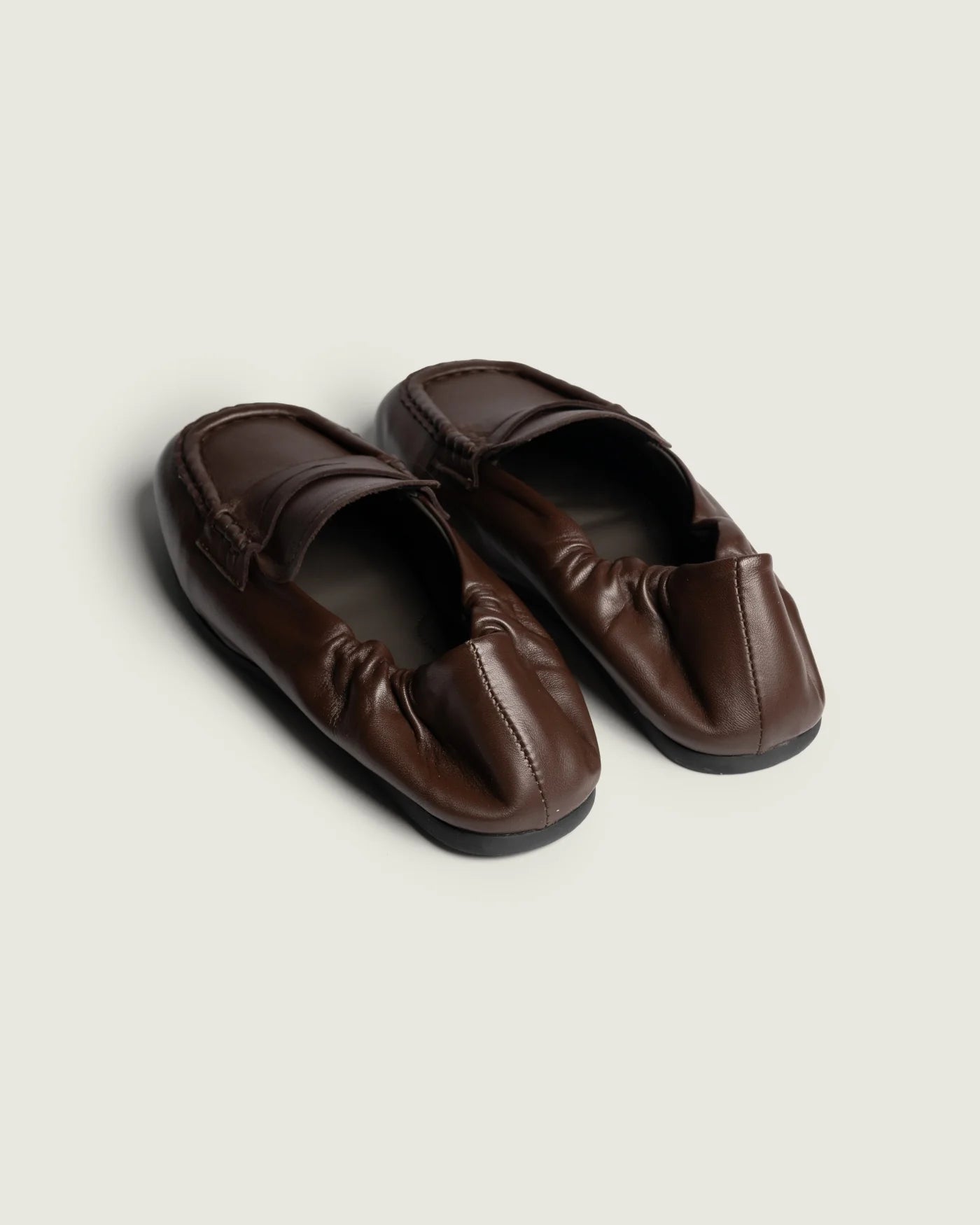 POSA Penny loafer square brown
