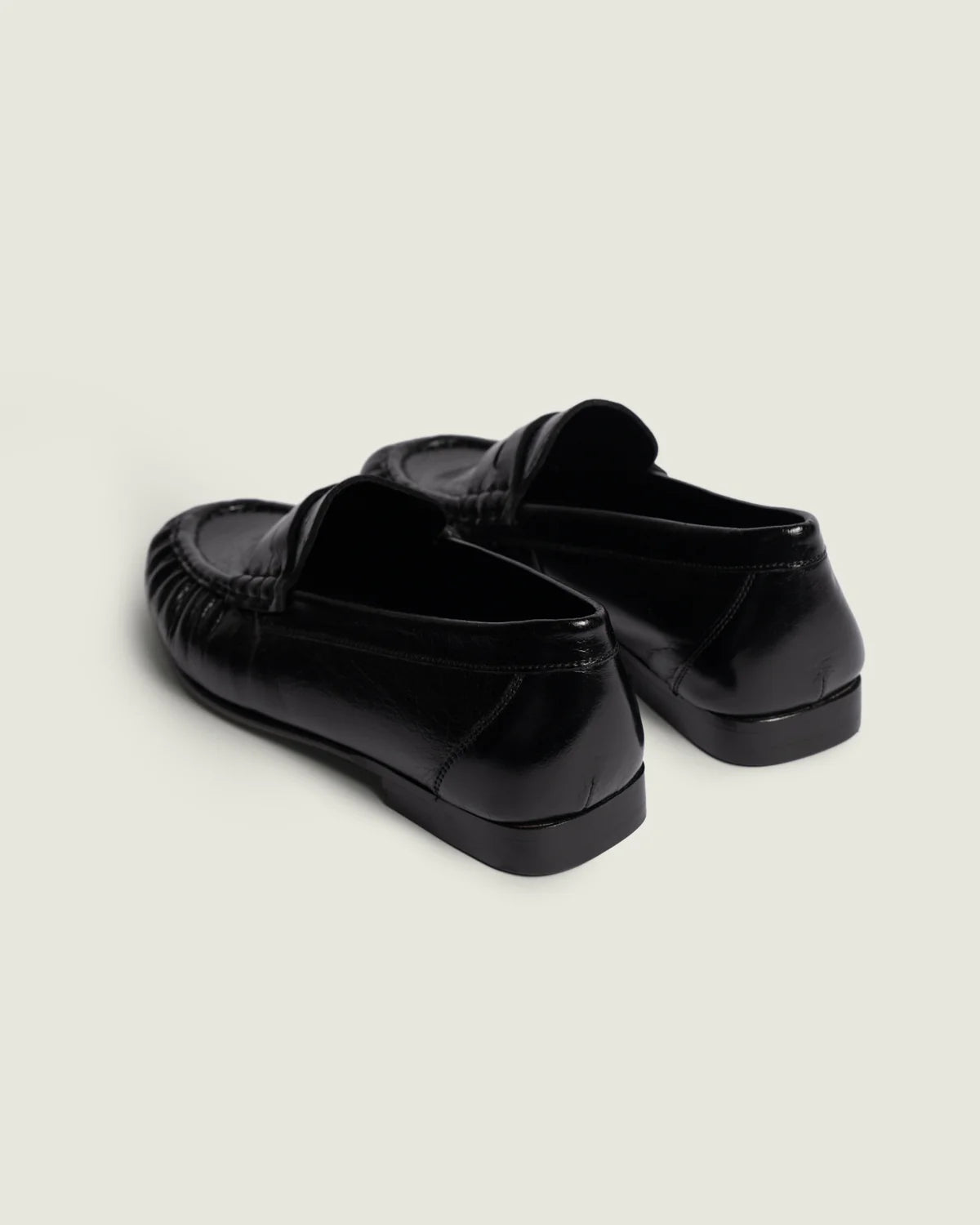 POSA Penny Loafer Wrinkle - schwarz