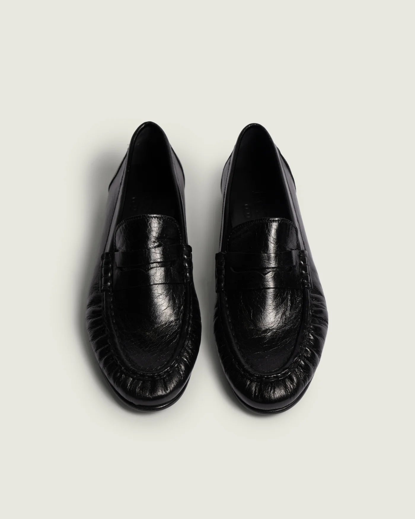 POSA Penny Loafer Wrinkle - schwarz