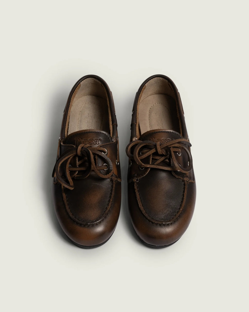 POSA Boat Loafer Brushed - Coffee