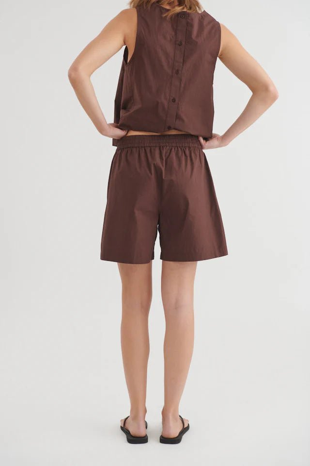 BASIC APPAREL Silje Shorts chicory coffee