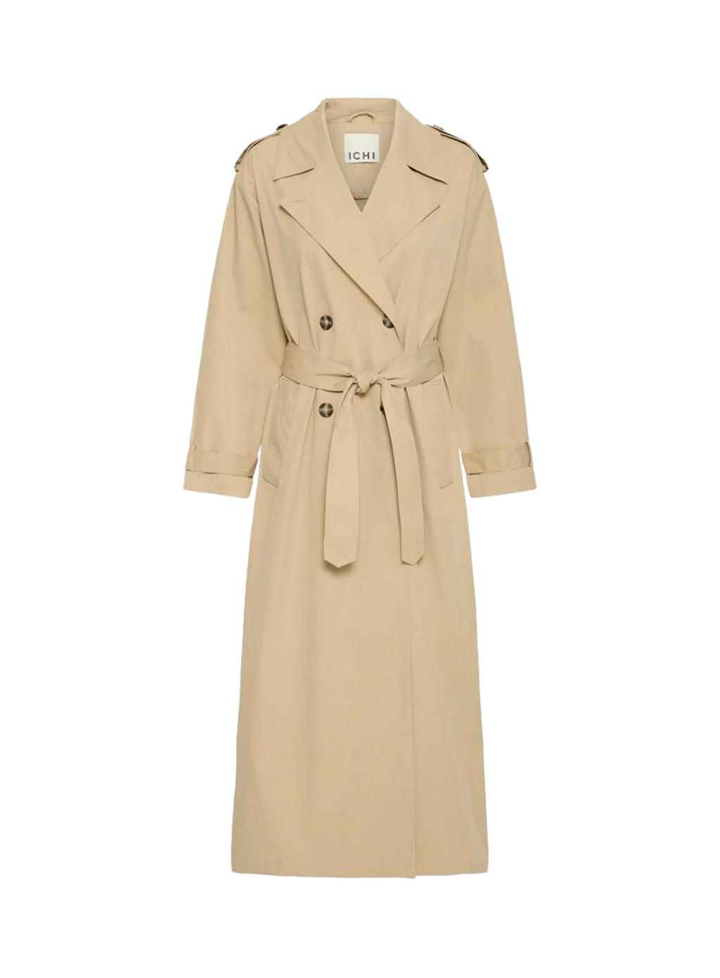 ICHI IHGILANA Trenchcoat beige
